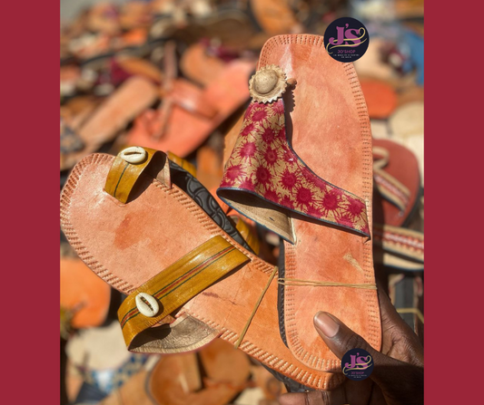 Duo Soleil – Sandales Artisanales en Cuir Véritable